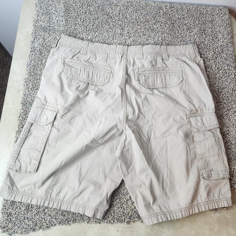Two Pairs! True Nation Men's Cargo Shorts Size‎ 44 Khaki Beige, Hiking Outdoor